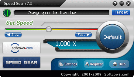 Speed Gear // главное окно программы
