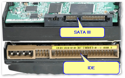 SATA III и IDE - пример сравнения