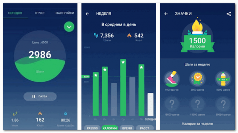 Самый точный шагомер для андроид на русском бесплатно