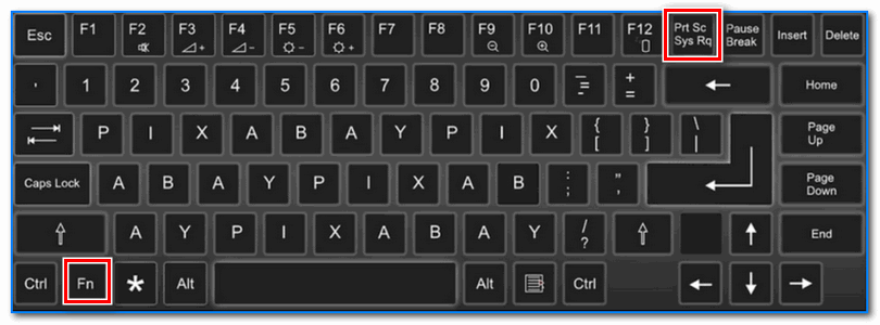 Часть 1. Как распечатать экран на ноутбуке Dell с клавиатурой