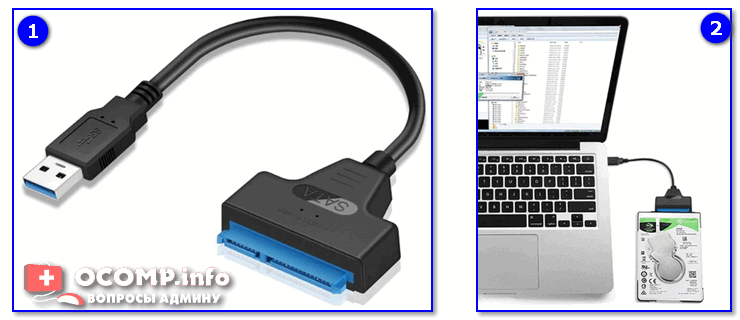 Perehodnik s SATA na USB