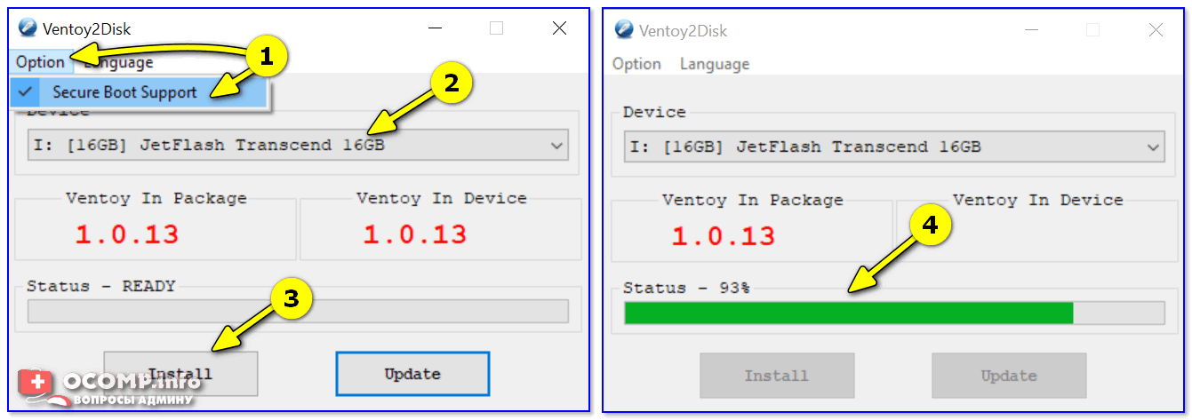 Ventoy — форматирование загрузочной флешки
