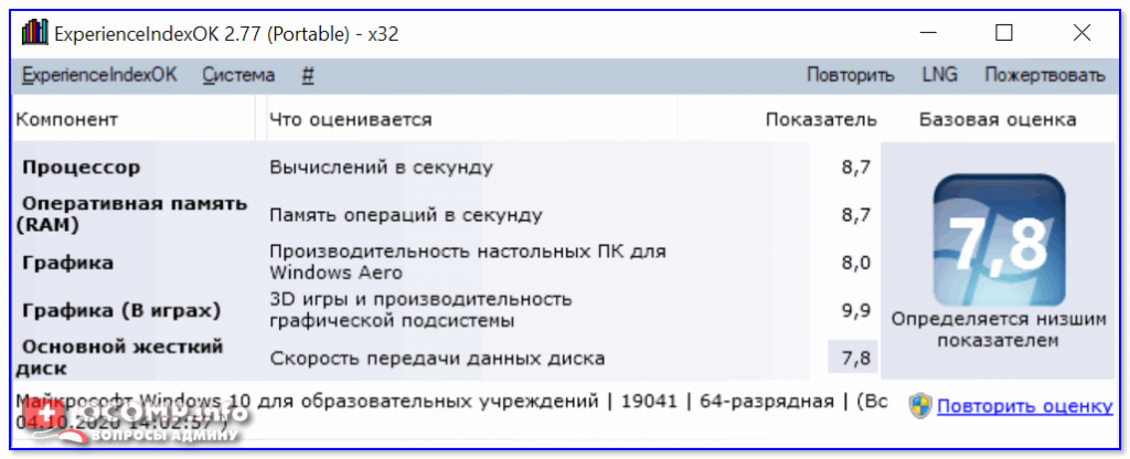 Как сравнить производительность двух компьютеров