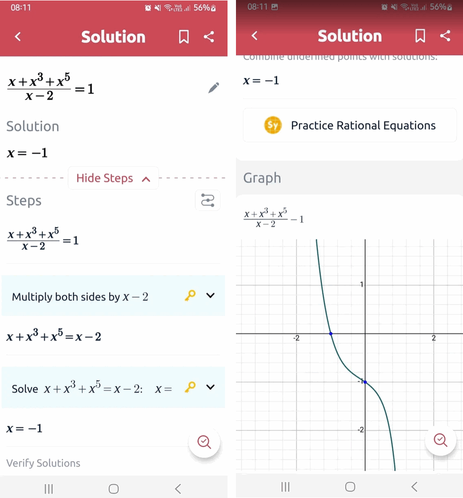 решение уравнения